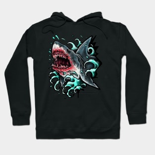 Shark attack Hoodie